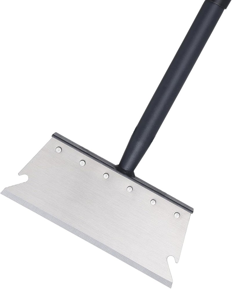 Pragmatist Garden Shovel, Ice Scraper, Multifunctional Cleaning Shovel with 59" Adjustable Handle Heavy Duty Garden Tool for Lawn Edging, Scraping, Weed and Ice Removal - Image 1